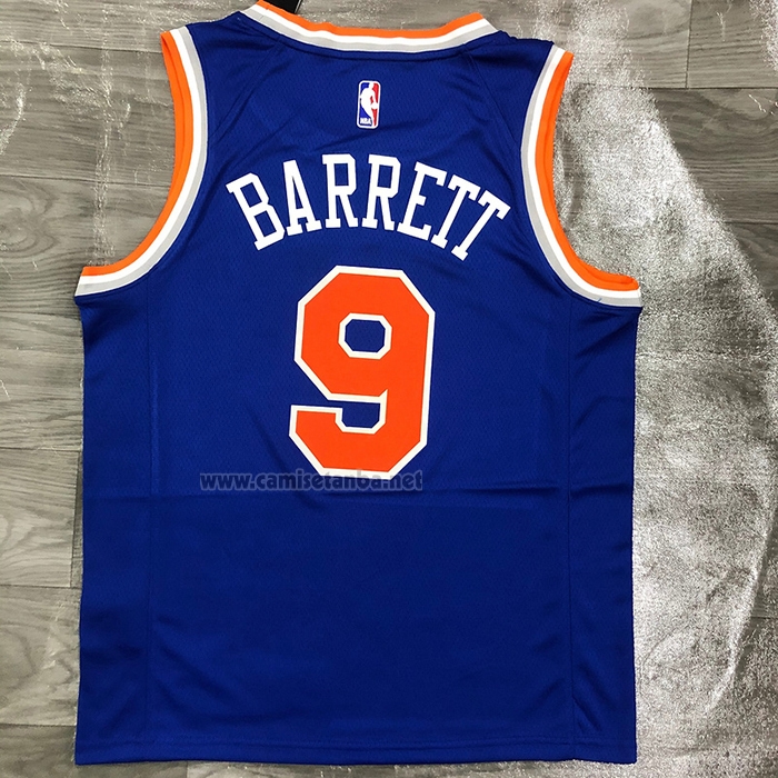 Camiseta New York Knicks RJ Barrett #9 Icon Azul